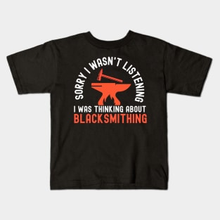 Blacksmithing Kids T-Shirt